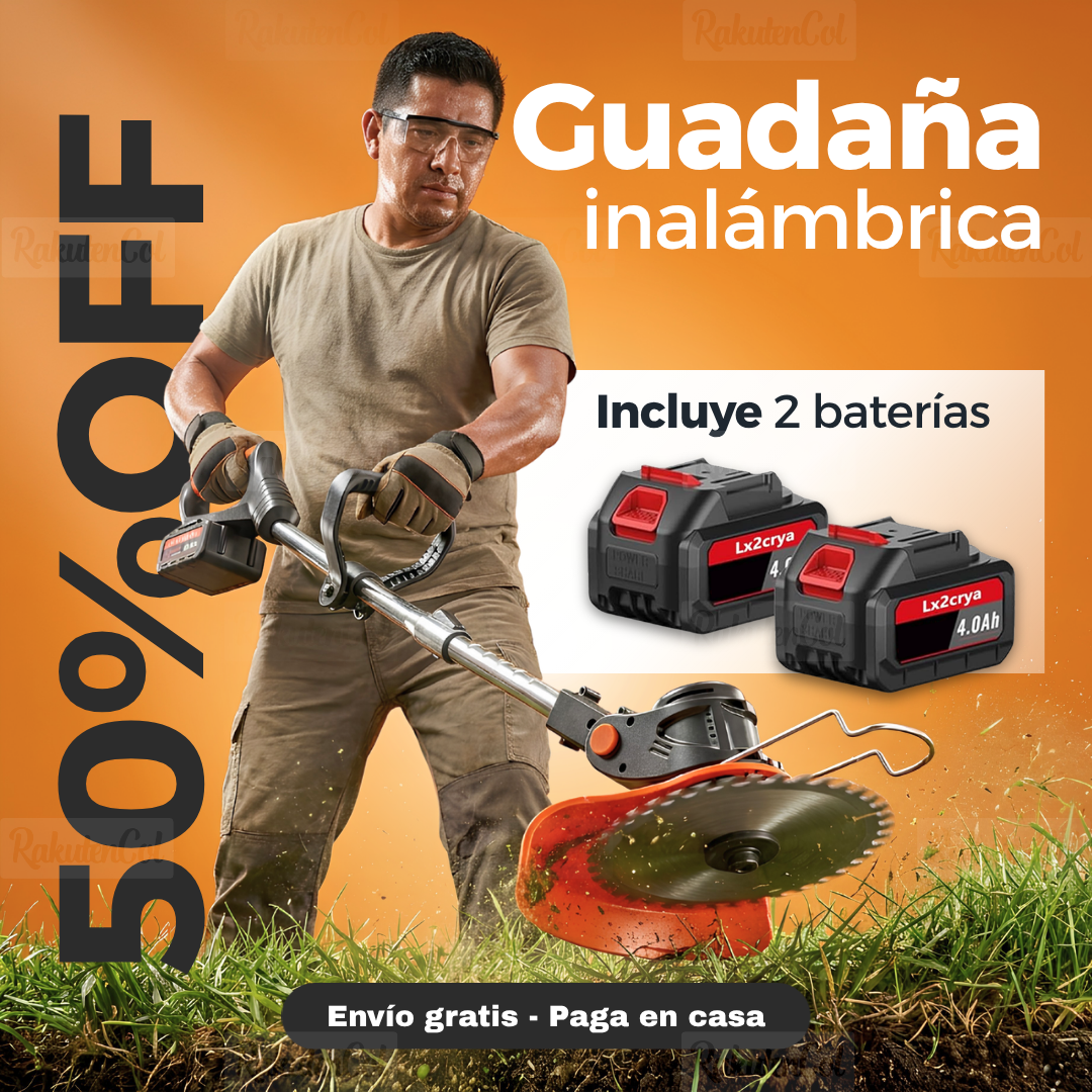 Corta Césped Inalámbrica