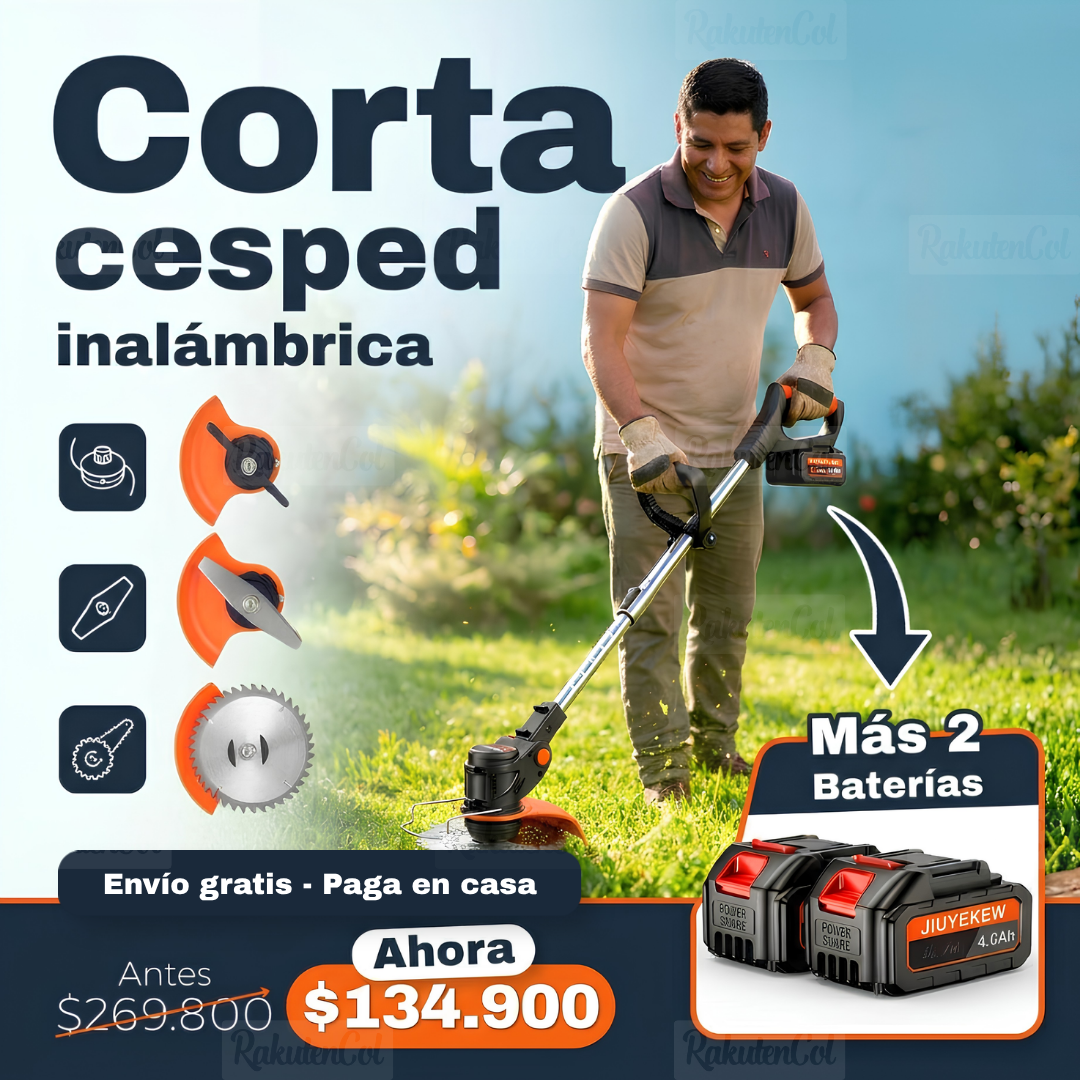 Corta Césped Inalámbrica